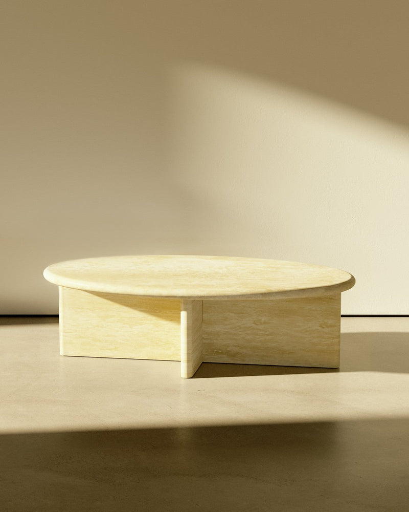 media image for plinth large oval marble coffee table csl4215r slm 20 255