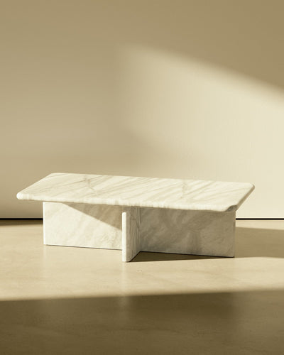 product image for plinth small rectangular marble coffee table csl4212s slm 22 73