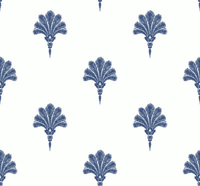 product image for Summer Fan Wallpaper in Coastal Blue from the Beach House Collection by Seabrook Wallcoverings 75