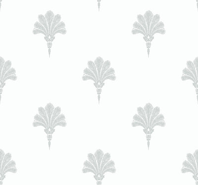 product image of sample summer fan wallpaper in daydream grey from the beach house collection by seabrook wallcoverings 1 537