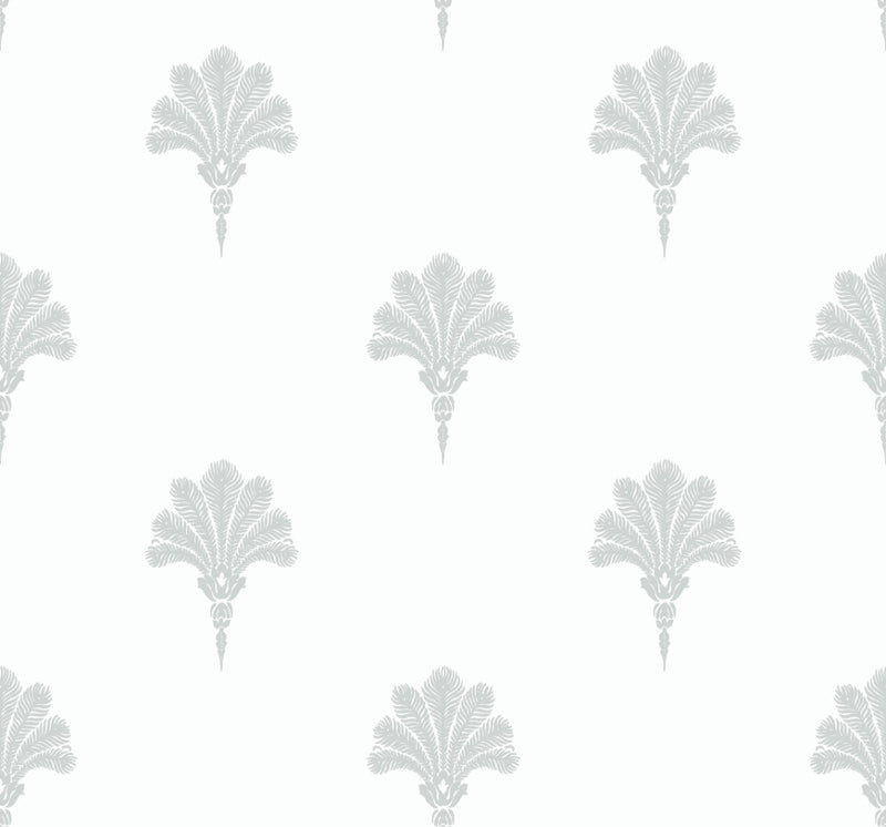 media image for sample summer fan wallpaper in daydream grey from the beach house collection by seabrook wallcoverings 1 288