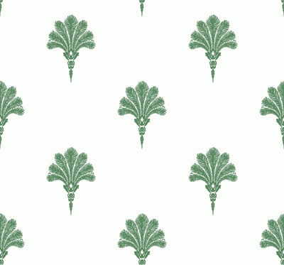 product image for Summer Fan Wallpaper in Greenery from the Beach House Collection by Seabrook Wallcoverings 57