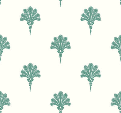 product image for Summer Fan Wallpaper in Tropic Green from the Beach House Collection by Seabrook Wallcoverings 97