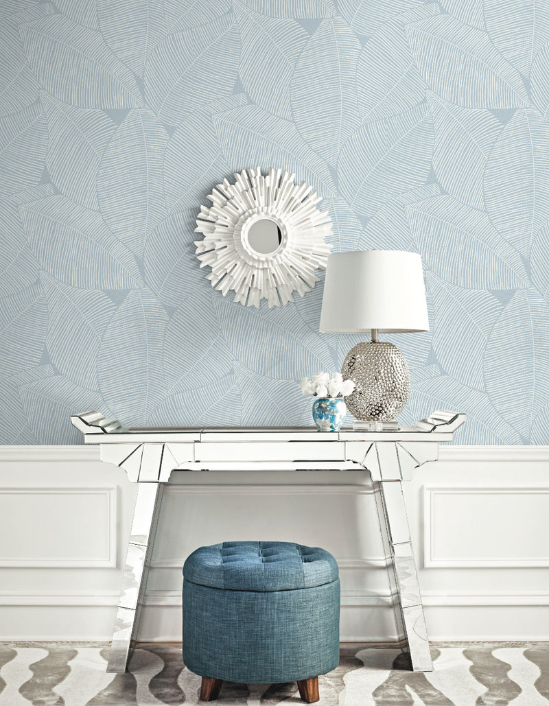 media image for Summer Magnolia Wallpaper from the Beach House Collection by Seabrook Wallcoverings 223