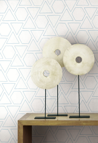 product image for Sun Shapes Wallpaper in Blue Oasis from the Beach House Collection by Seabrook Wallcoverings 99
