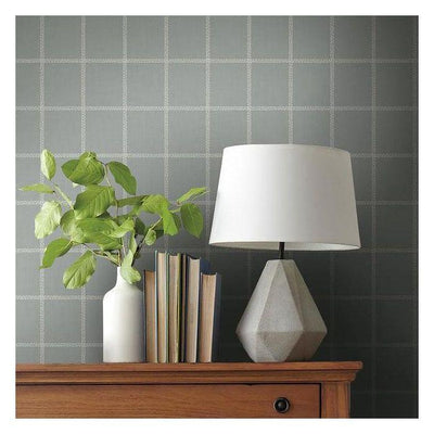 product image for Sunday Best Peel & Stick Wallpaper in Grey by Joanna Gaines for York Wallcoverings 53