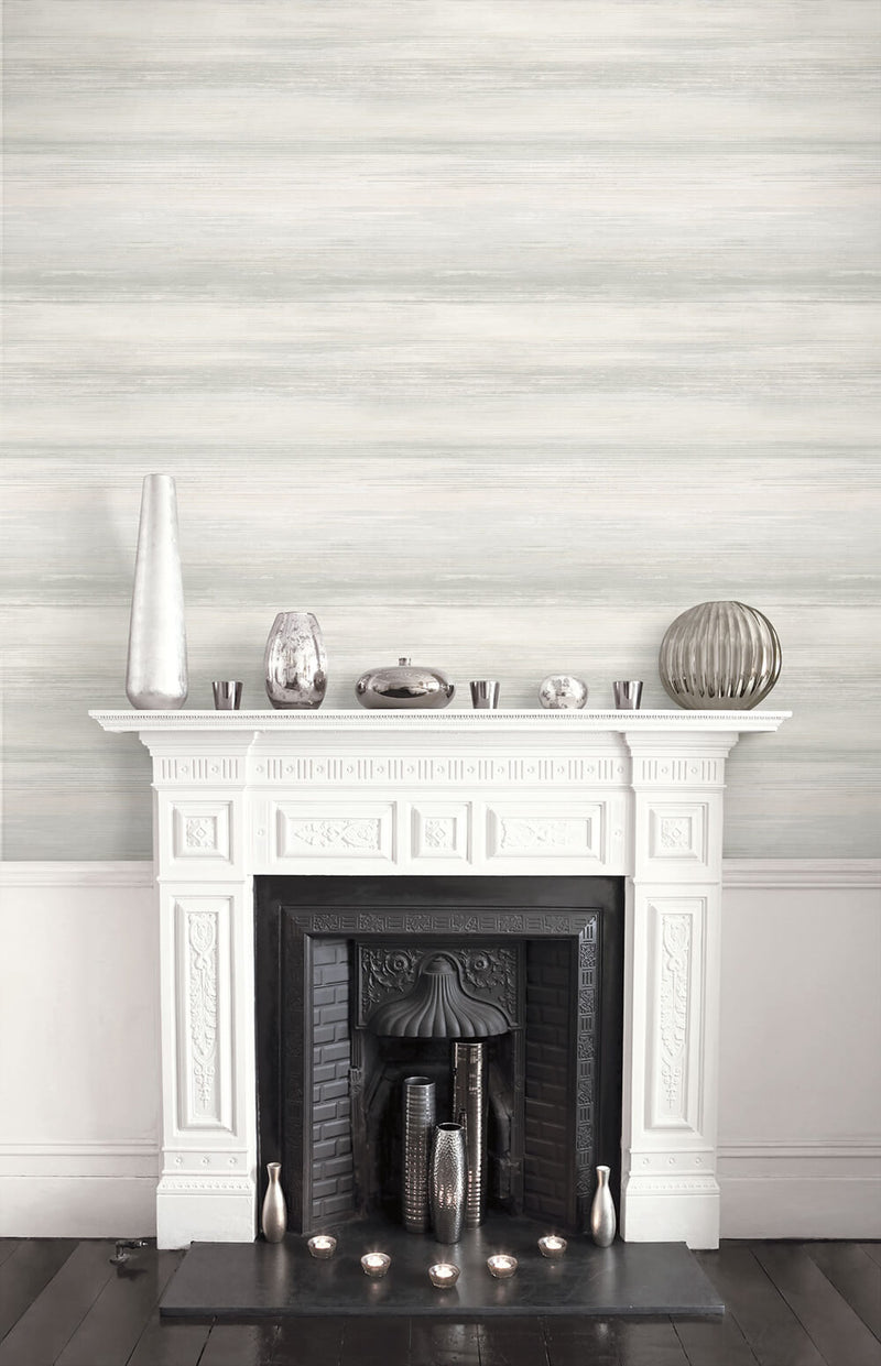 media image for Sunset Stripes Wallpaper in Winter Mist from the Living With Art Collection by Seabrook Wallcoverings 249