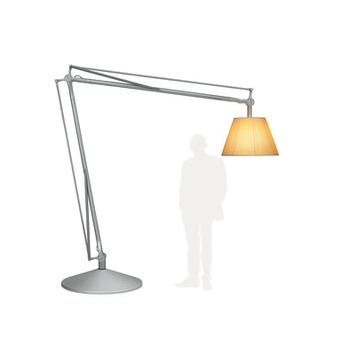 product image for Superarchimoon Aluminum and fabric Plisse Cloth Floor Lighting 78