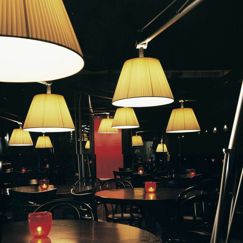media image for Superarchimoon Aluminum and fabric Plisse Cloth Floor Lighting 275