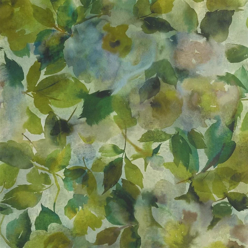 media image for Surimono Wallpaper in Moss from the Zardozi Collection by Designers Guild 230