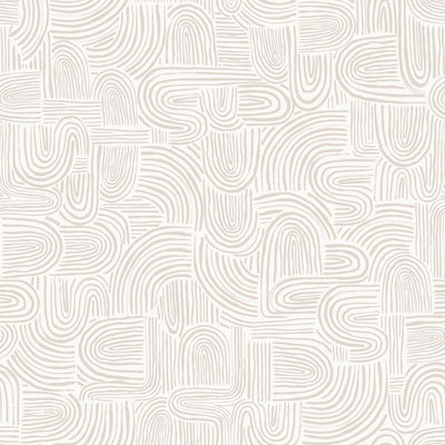product image of Swell Sand Swirl Peel-and-Stick Wallpaper by Tempaper 580