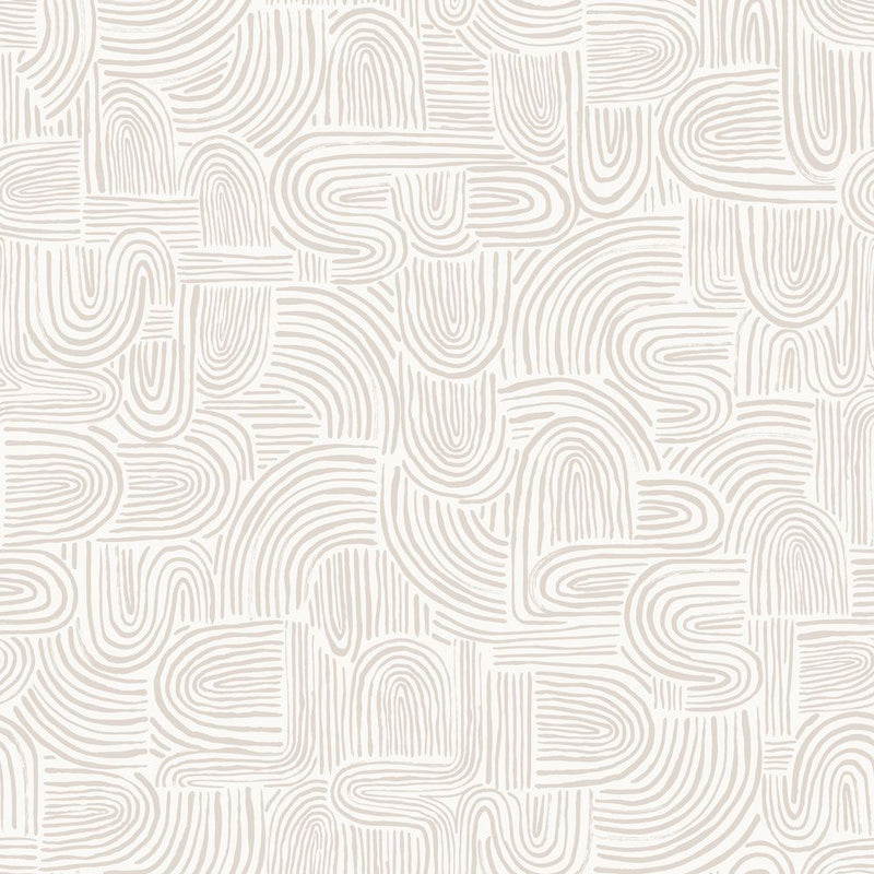 media image for Swell Sand Swirl Peel-and-Stick Wallpaper by Tempaper 261
