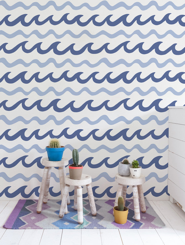 media image for Swell Wallpaper in Byron design by Aimee Wilder 291