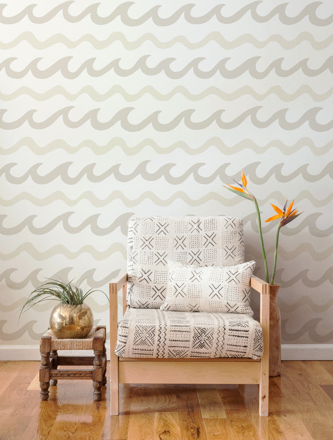 media image for Swell Wallpaper in Coconuts design by Aimee Wilder 294