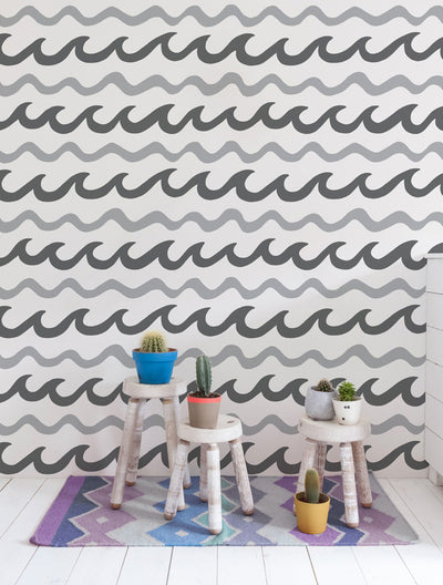product image of Swell Wallpaper in Mavericks design by Aimee Wilder 597