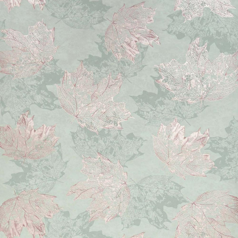 media image for Sycamore Wallpaper in Sage and Rose Gold from the Folium Collection by Osborne & Little 255