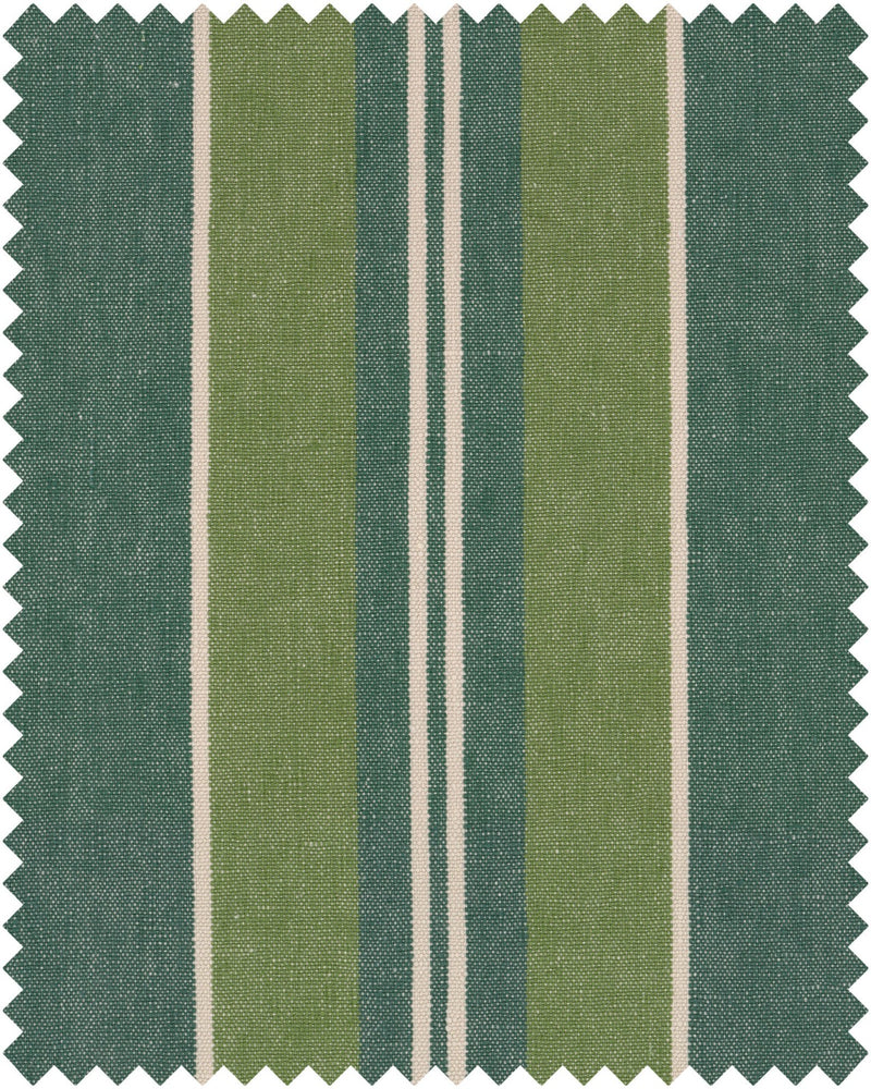 media image for Szepviz Stripe Linen Fabric in Green by Mind the Gap 239