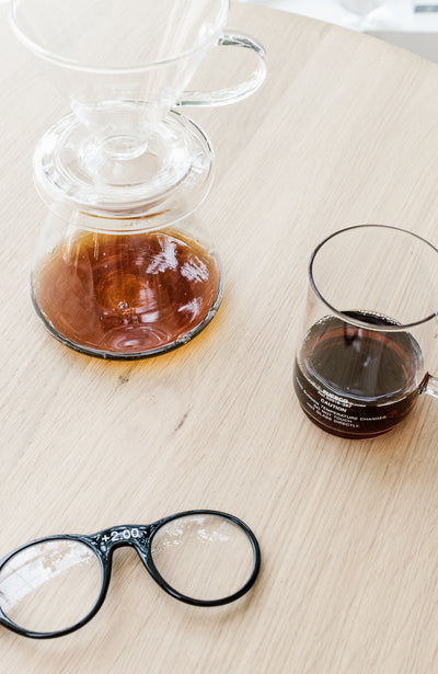 product image for borosilicate glass mug shallow stacking design by puebco 12 91