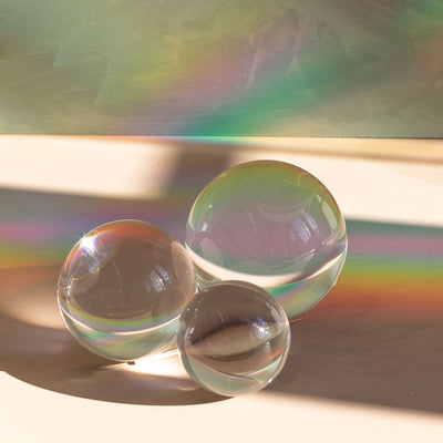 product image for jacy medium crystal glass ball set of 2 3 34