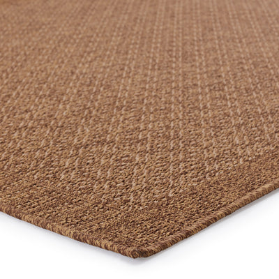 product image for Maeva Indoor/Outdoor Border Light Brown Rug by Jaipur Living 36