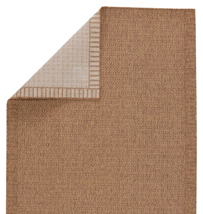 product image for Maeva Indoor/Outdoor Border Light Brown Rug by Jaipur Living 18