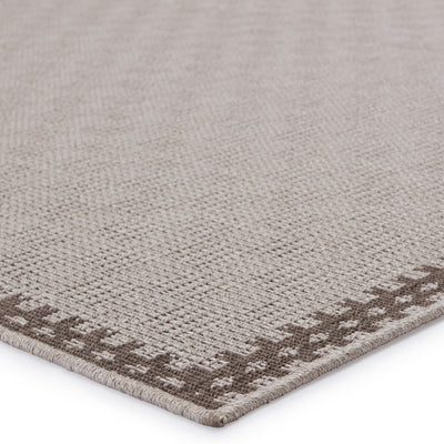 product image for Tiare Indoor/Outdoor Border Grey & Taupe Rug by Jaipur Living 19