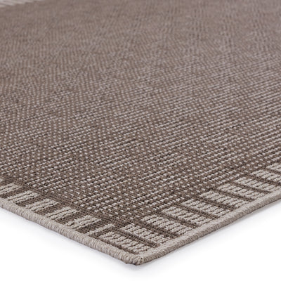 product image for Iti Indoor/Outdoor Border Taupe & Grey Rug by Jaipur Living 78