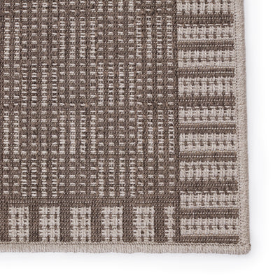 product image for Iti Indoor/Outdoor Border Taupe & Grey Rug by Jaipur Living 67