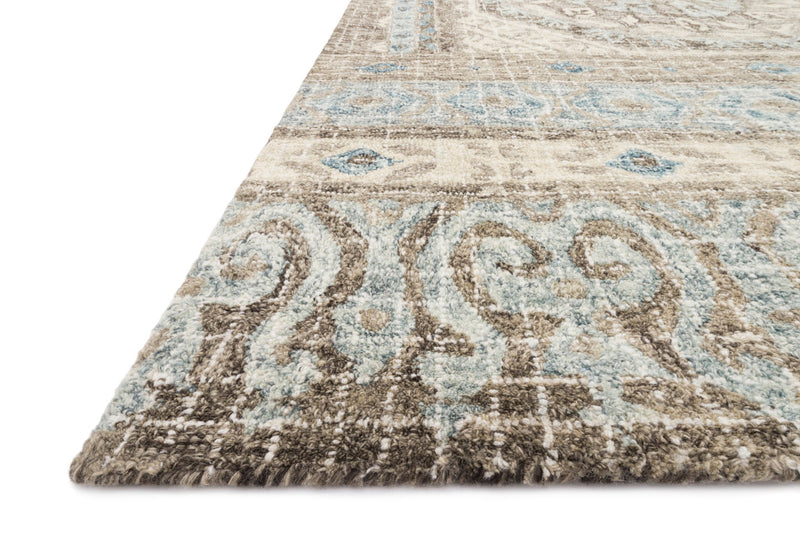 media image for Tatum Rug in Stone and Blue by Loloi 20