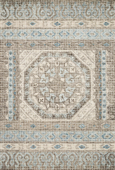 product image for Tatum Rug in Stone and Blue by Loloi 16