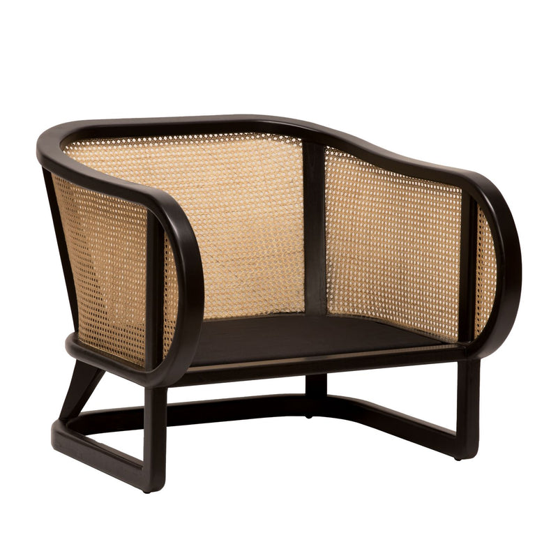 media image for Stockholm Lounge Chair in Black 221