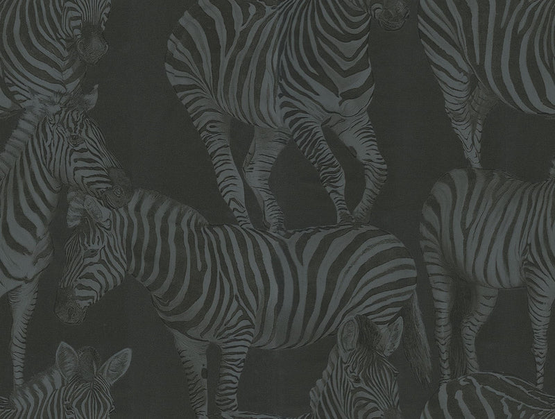 media image for Sample Zebra Romance Wallpaper in Misterioso 232