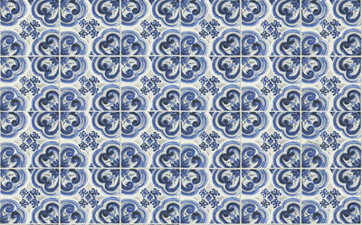 product image of Sample Blu Mediterraneo Wallpaper in Gaia 524
