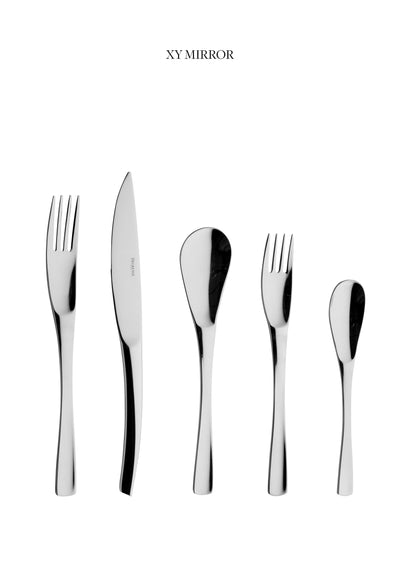 product image for XY Mirror Finish 5 Piece Flatware Set by Degrenne Paris 94