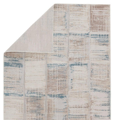 product image for Halvard Abstract Ivory & Blue Rug by Jaipur Living 49