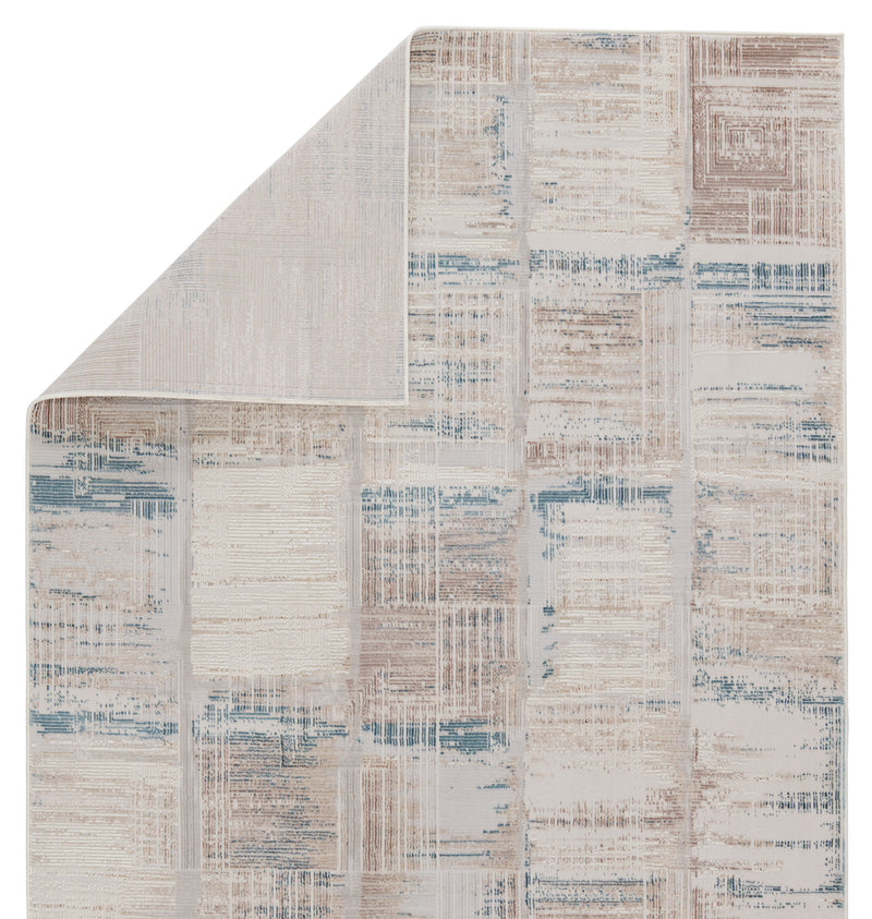 media image for Halvard Abstract Ivory & Blue Rug by Jaipur Living 291