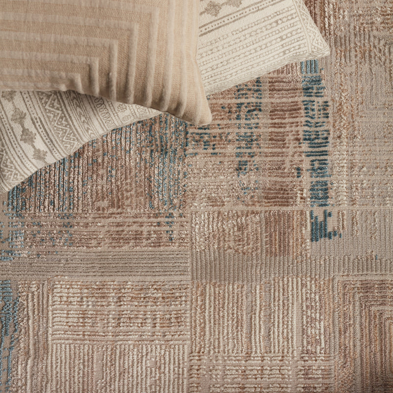 media image for Halvard Abstract Ivory & Blue Rug by Jaipur Living 215