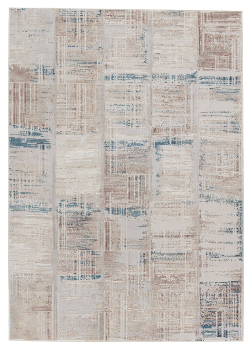 media image for Halvard Abstract Ivory & Blue Rug by Jaipur Living 262