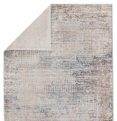 product image for Tolsten Abstract Ivory & Blue Rug by Jaipur Living 54