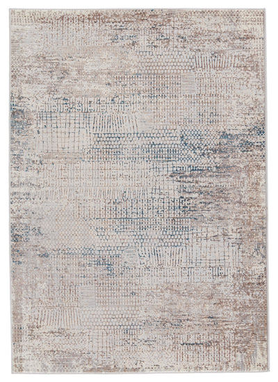 product image of Tolsten Abstract Ivory & Blue Rug by Jaipur Living 53