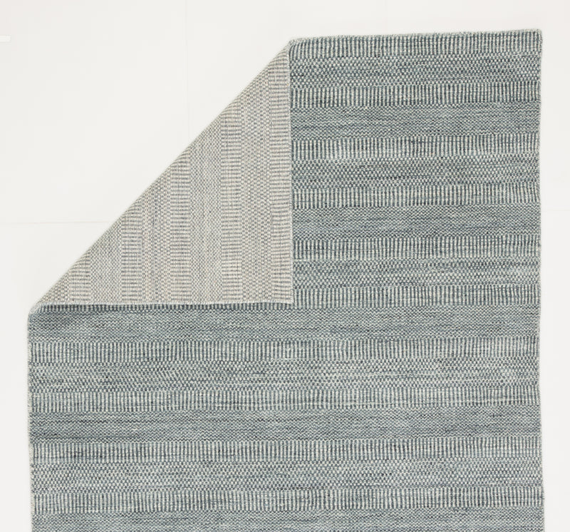 media image for minuit handmade geometric ivory dark blue rug design by jaipur 3 288