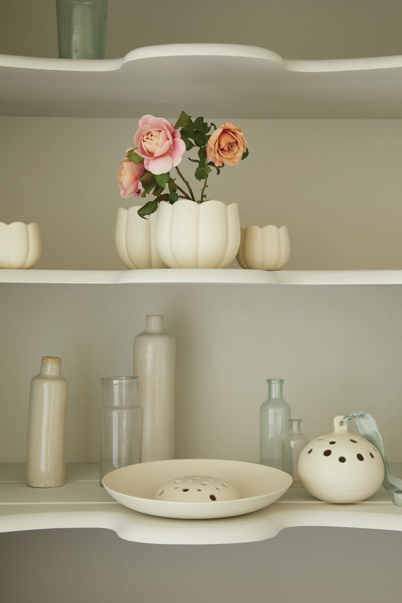 media image for Ceramic Flower Frog Bowl 268