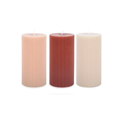 product image for Fancy Pillar Candles in Various Colors 96