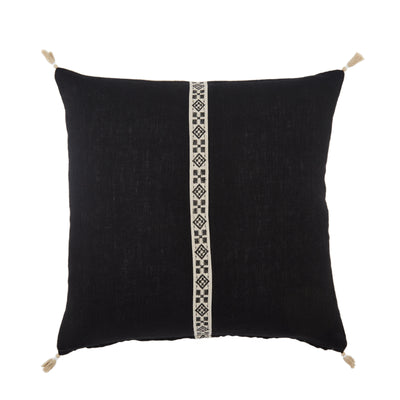 product image for Loma Tribal Pillow in Black & Ivory by Jaipur Living 55