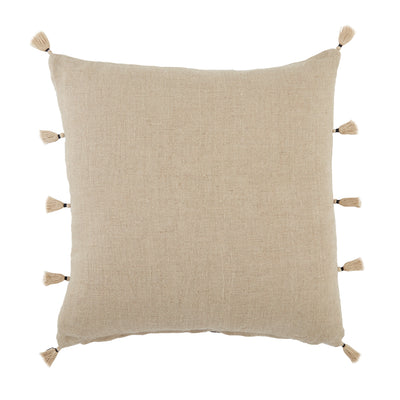 product image for Ikal Stripes Pillow in Beige & Dark Gray by Jaipur Living 71