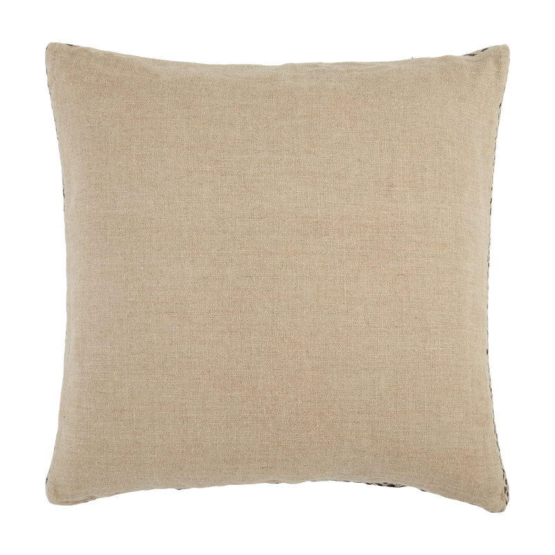 media image for Seti Border Pillow in Beige & Dark Grey by Jaipur Living 236