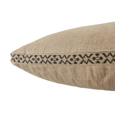 product image for Seti Border Pillow in Beige & Dark Grey by Jaipur Living 77