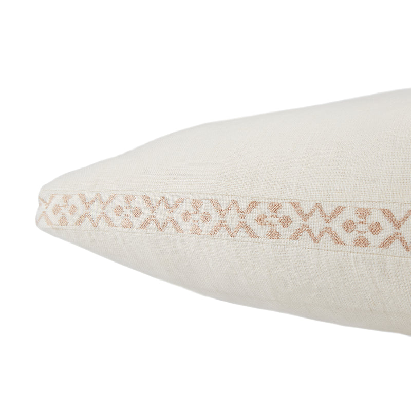 media image for Seti Border Pillow in Ivory & Blush by Jaipur Living 264
