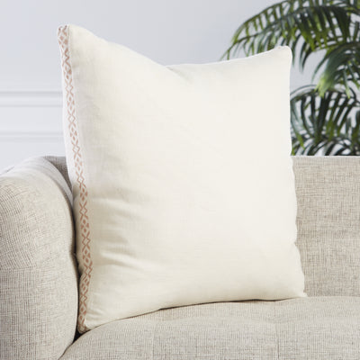 product image for Seti Border Pillow in Ivory & Blush by Jaipur Living 4