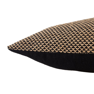 product image for Sila Geometric Pillow in Light Tan & Black by Jaipur Living 48